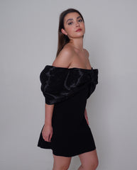 Black off the shoulder dress